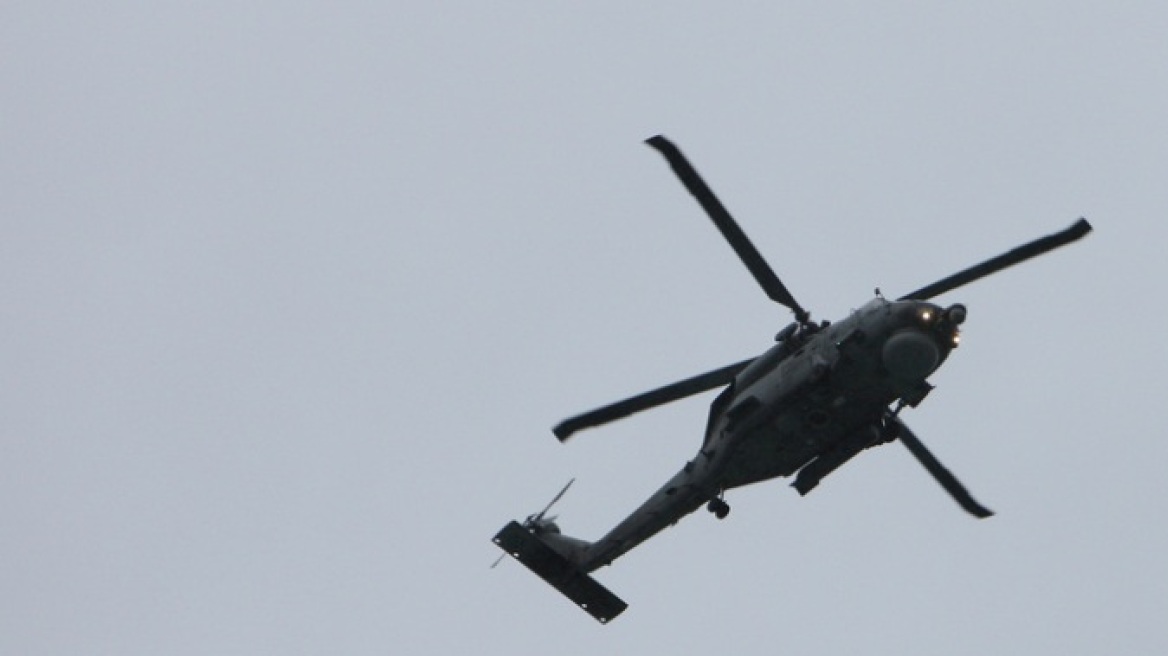 Απεγκλωβισμός τριών ατόμων στο Όρος Δίρφη από ελικόπτερο του Πολεμικού Ναυτικού